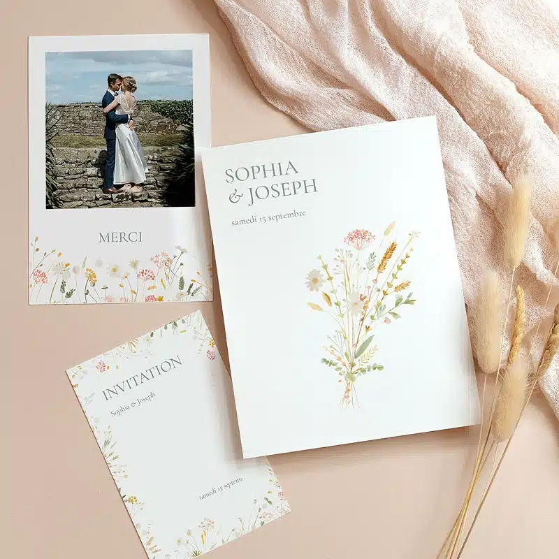 Comment choisir les couleurs et les motifs pour créer un faire-part de mariage chic et romantique