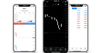 trader sur MetaTrader 4 avec un iPhone