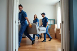 Déménagement facilité grâce à des professionnels expérimentés et organisés