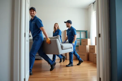 Déménagement facilité grâce à des professionnels expérimentés et organisés